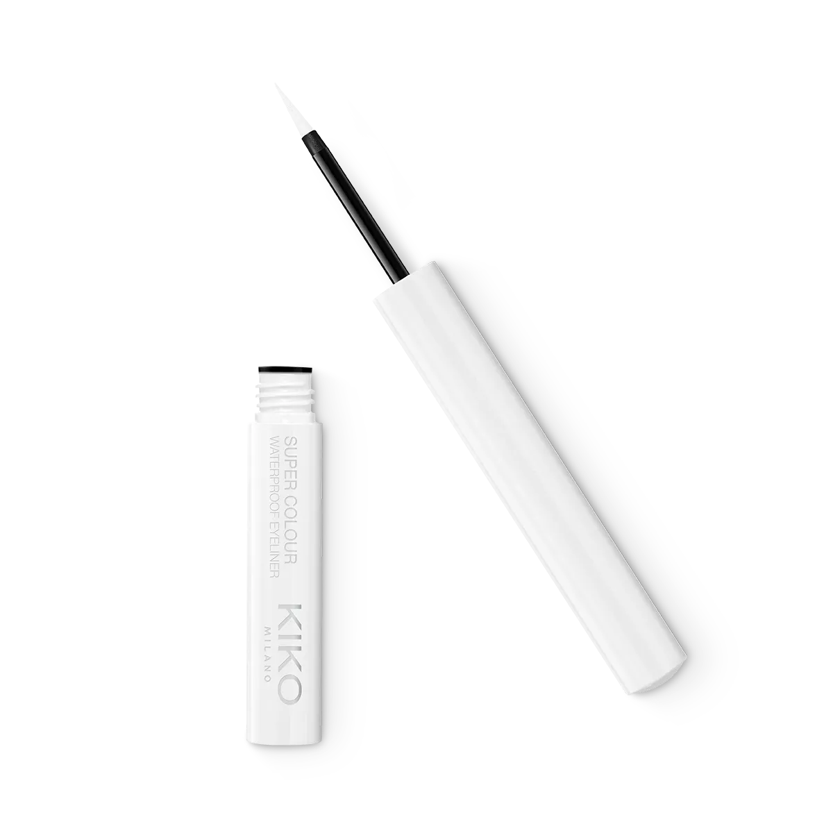 super colour waterproof eyeliner-01 White